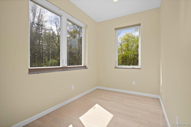12150 Shaffer Rd, Davisburg, MI 48350 - unfurnished room with healthy amount of natural light, wood finished floors, and baseboards