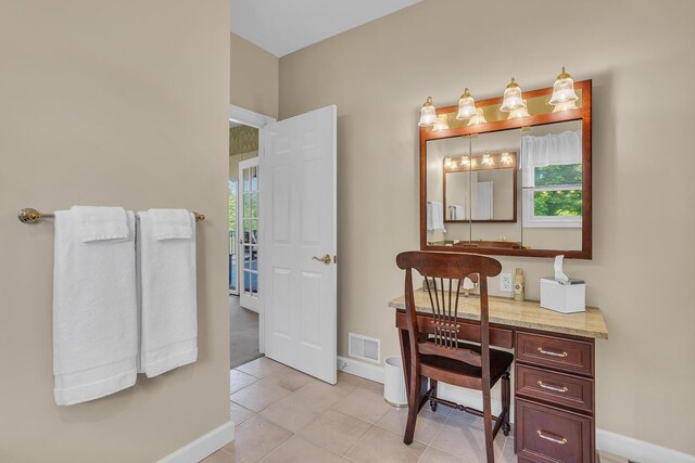 10575 Darrel Dr, Hanover, MI 49241 - bathroom featuring baseboards and tile patterned flooring