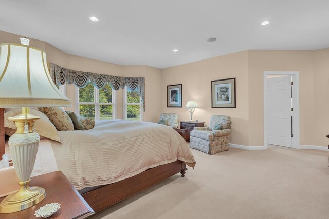 10575 Darrel Dr, Hanover, MI 49241 - carpeted bedroom with baseboards and recessed lighting