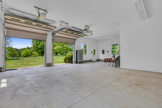 10575 Darrel Dr, Hanover, MI 49241 - garage with a garage door opener
