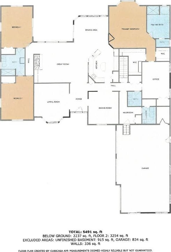 10575 Darrel Dr, Hanover, MI 49241 - home floor plan