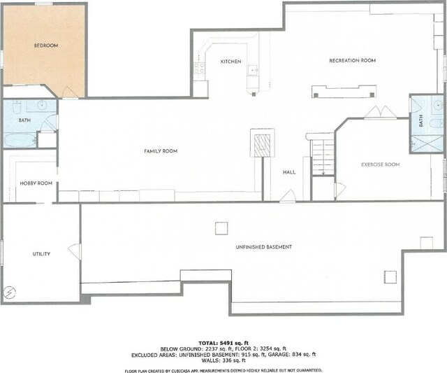 10575 Darrel Dr, Hanover, MI 49241 - floor plan / room layout