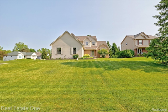2338 Malena Ln, Oxford, MI 48371 - view of front of property with a front yard