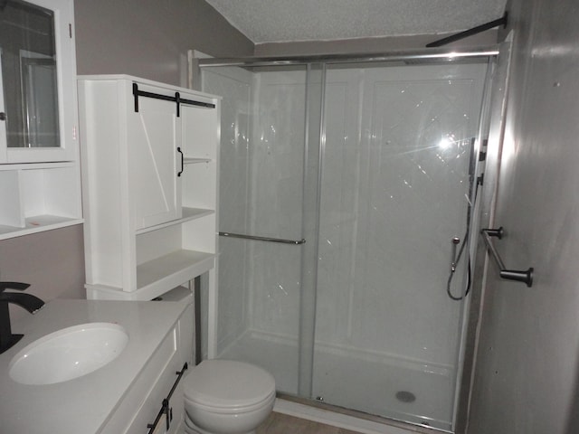 1920 S 15th St, Niles, MI 49120 - bathroom featuring a stall shower, vanity, and toilet