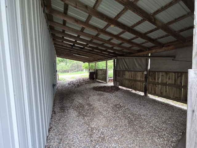 6063 Truman Rd, Barryton, MI 49305 - view of vehicle parking with an exterior structure and an attached carport