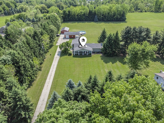 11494 18 1/2 Mile Rd, Marshall, MI 49068 - aerial view of property and surrounding area