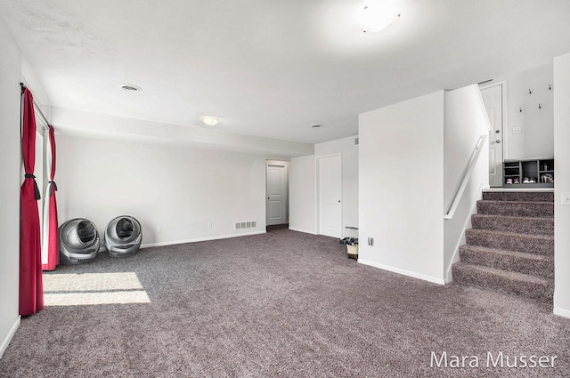 310 Robin Ct, Caledonia, MI 49316 - basement with carpet, baseboards, and stairs