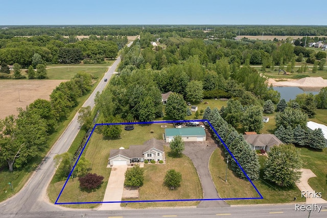 11185 Stanton St, West Olive, MI 49460 - aerial overview of property's location featuring property parcel outlined