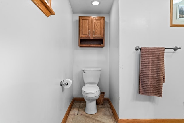 1687 Dimmers Rd, Reading, MI 49274 - bathroom featuring toilet and baseboards