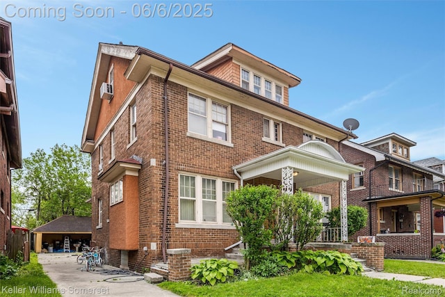 1475 Atkinson St, Detroit, MI 48206 - view of front facade featuring brick siding