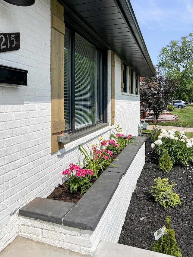 20215 Damman St, Harper Woods, MI 48225 - view of side of property with brick siding