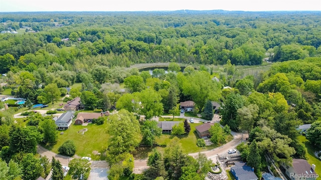 2650 Devonshire, Leonard, MI 48367 - aerial view of a heavily wooded area