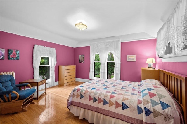244 Paris Ave SE, Grand Rapids, MI 49503 - bedroom with wood finished floors, baseboards, and radiator