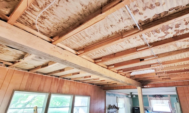 5350 E Crystal Lake Rd, Holton, MI 49425 - detailed view of wood walls