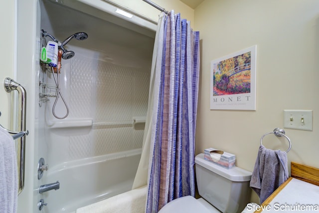 19151 Pine Grove Ct, Spring Lake, MI 49456 - full bathroom with shower / bath combo and toilet