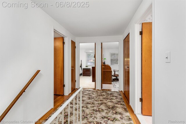 3379 Wormer Dr, Waterford, MI 48329 - corridor with light wood-style floors