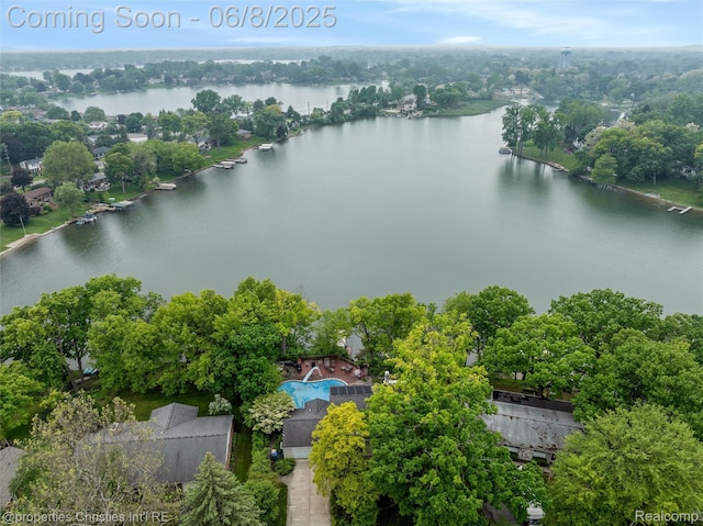 3379 Wormer Dr, Waterford, MI 48329 - aerial view of a large body of water