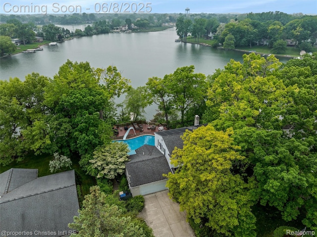 3379 Wormer Dr, Waterford, MI 48329 - drone / aerial view of a nearby body of water