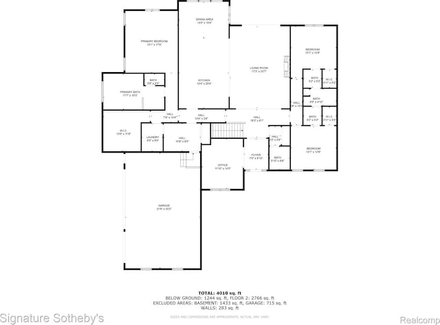 1641 Traceky, Rochester Hills, MI 48306 - view of floor plan / room layout
