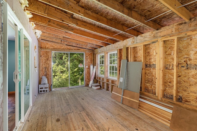 6997 W Woodlea Rd, Oscoda, MI 48750 - view of unfurnished sunroom