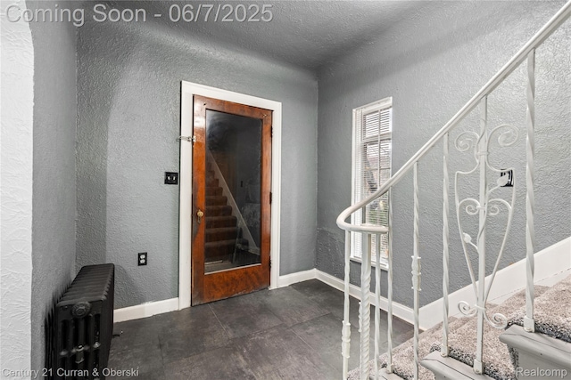 15915 Vaughan St, Detroit, MI 48223 - doorway to property with radiator heating unit