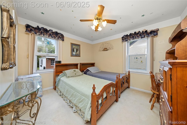 11322 Leverne, Redford, MI 48239 - bedroom with light colored carpet, multiple windows, and baseboards