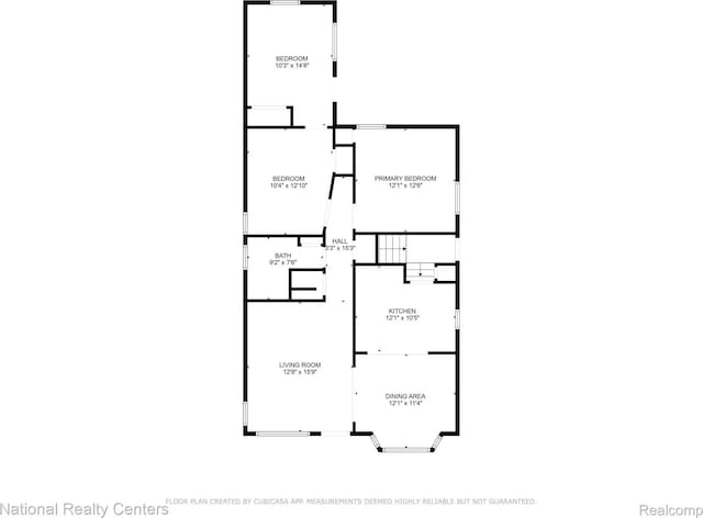 11322 Leverne, Redford, MI 48239 - floor plan / room layout