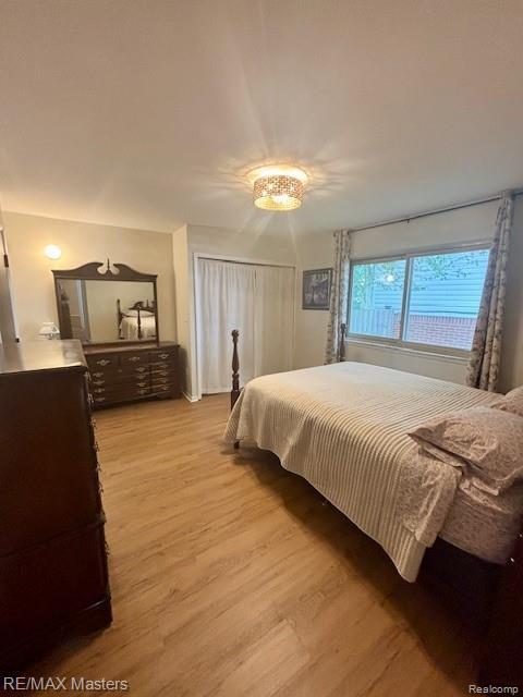 43242 Barchester Rd, Canton, MI 48187 - bedroom featuring light wood-style floors