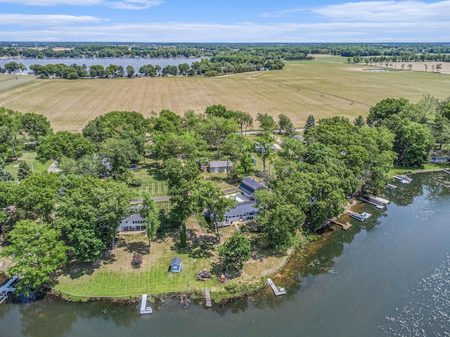 32205 James St, Colon, MI 49040 - view of property location featuring rural landscape, a tree filled landscape, and a large body of water
