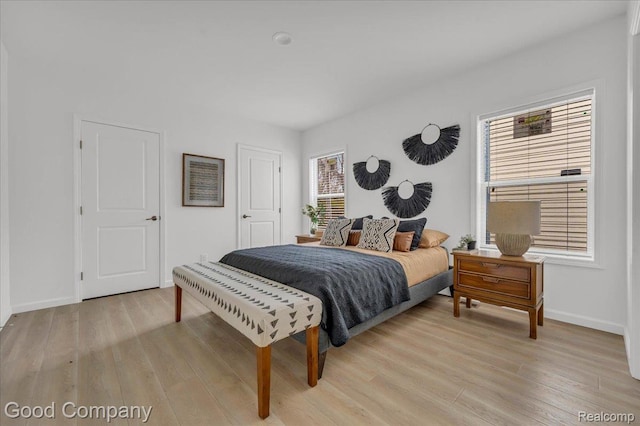 2819 16th St, Detroit, MI 48216 - bedroom with light wood finished floors