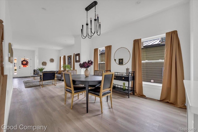 2827 16th St, Detroit, MI 48216 - dining area featuring wood finished floors