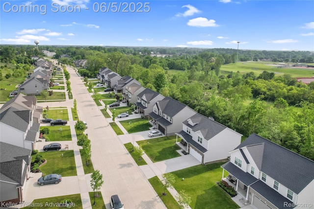861 N Mill St, South Lyon, MI 48178 - aerial view of residential area