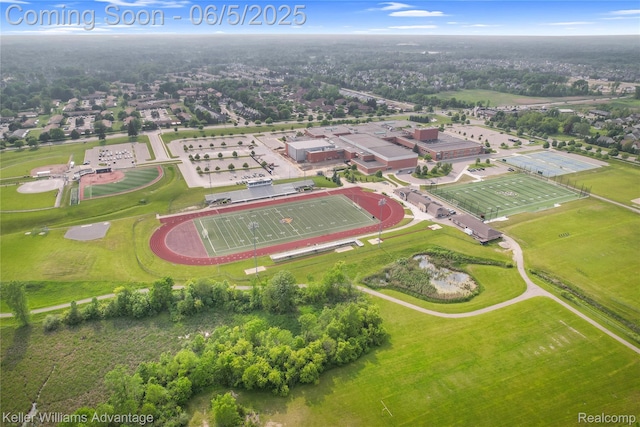 861 N Mill St, South Lyon, MI 48178 - bird's eye view