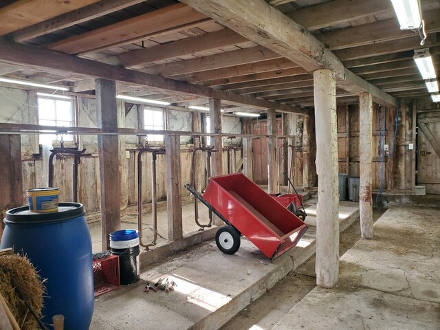 855 E Hansen Rd, Scottville, MI 49454 - view of basement