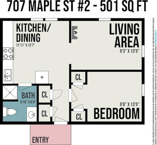 707 Maple St, Big Rapids, MI 49307 - home floor plan