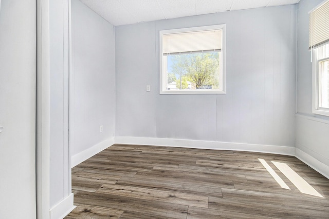 707 Maple St, Big Rapids, MI 49307 - spare room with healthy amount of natural light, wood finished floors, and baseboards
