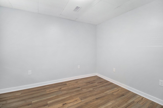707 Maple St, Big Rapids, MI 49307 - unfurnished room featuring wood finished floors and baseboards