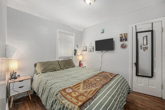 510 Woodlawn St SE, Grand Rapids, MI 49507 - bedroom featuring wood finished floors and lofted ceiling
