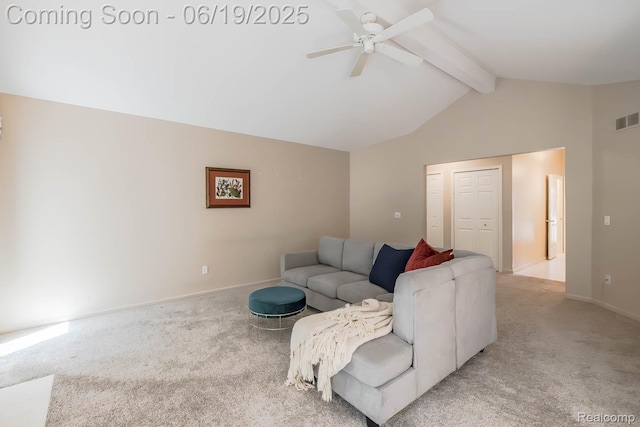 43221 Pointe Dr Unit 57, Clinton Township, MI 48038 - living room with a ceiling fan and carpet floors