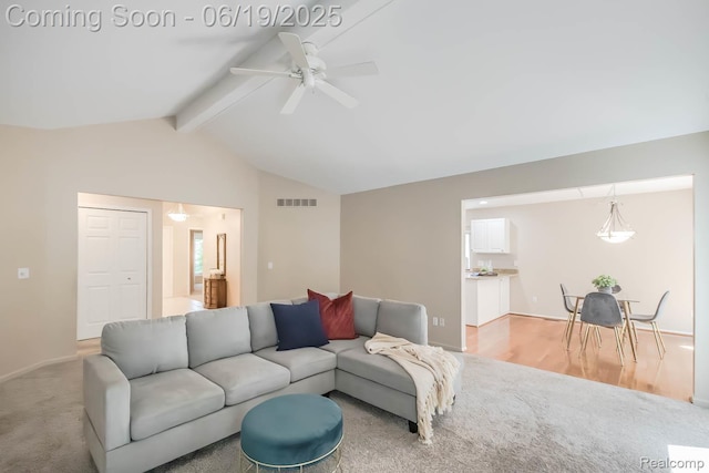 43221 Pointe Dr Unit 57, Clinton Township, MI 48038 - living area featuring light carpet and ceiling fan