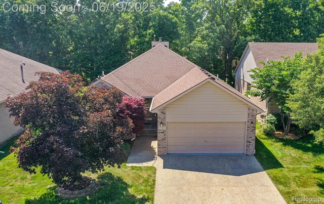 43221 Pointe Dr Unit 57, Clinton Township, MI 48038 - aerial view of property and surrounding area