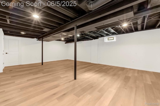 1285 Ruffner Ave, Birmingham, MI 48009 - basement featuring wood finished floors and baseboards