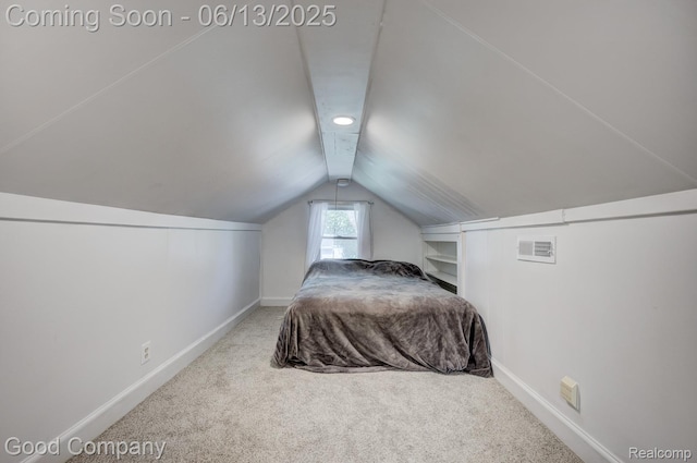 585 Roth Blvd, Clawson, MI 48017 - carpeted bedroom featuring vaulted ceiling and baseboards