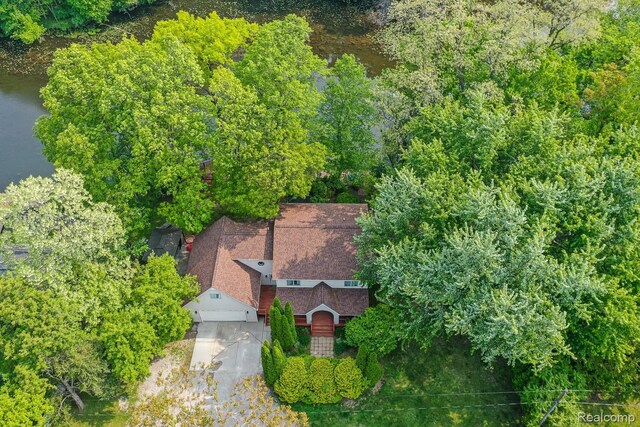 2475 S Ortonville Rd S, Ortonville, MI 48462 - aerial view of property and surrounding area