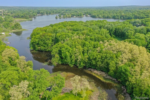 2475 S Ortonville Rd S, Ortonville, MI 48462 - view of property location featuring a forest and a nearby body of water