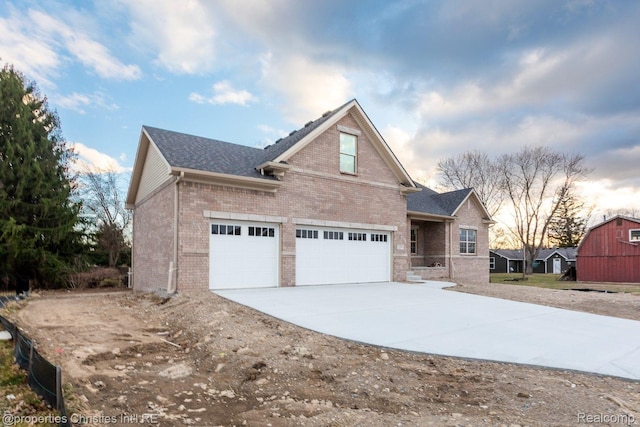 3201 Roma Ct, Wixom, MI 48393 - traditional home featuring brick siding, driveway, and an attached garage