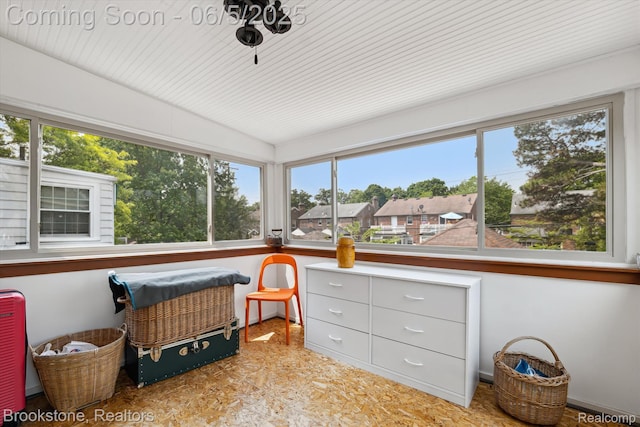 20171 Renfrew Rd, Detroit, MI 48221 - sunroom with plenty of natural light and vaulted ceiling