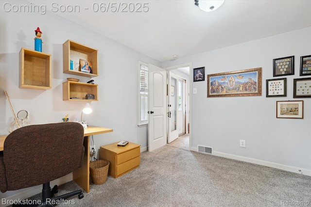 20171 Renfrew Rd, Detroit, MI 48221 - office featuring carpet floors and baseboards