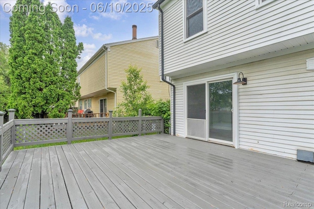 2148 E Roundtable Dr, Canton, MI 48188 - view of wooden terrace