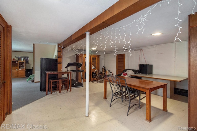 38 Meadowview Dr, Howell, MI 48843 - office area featuring tile patterned floors